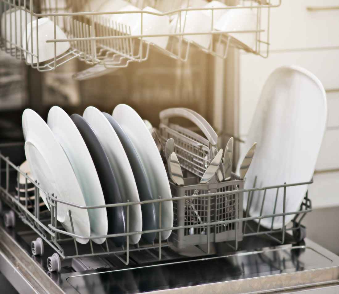 Shot of a dishwasher at home